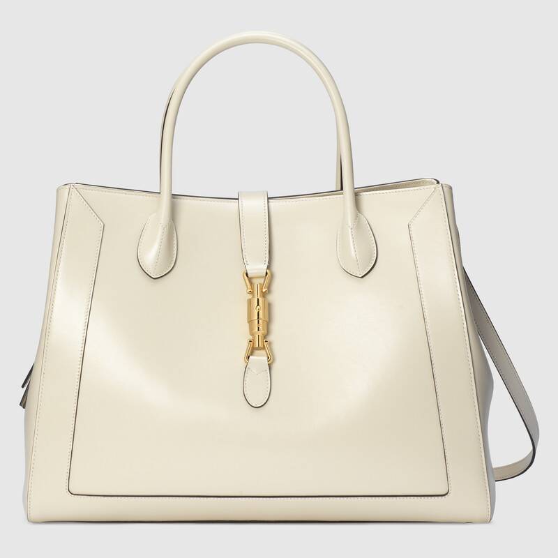 Gucci Jackie 1961 Large Tote Bag Shoulder Bag 649015 White